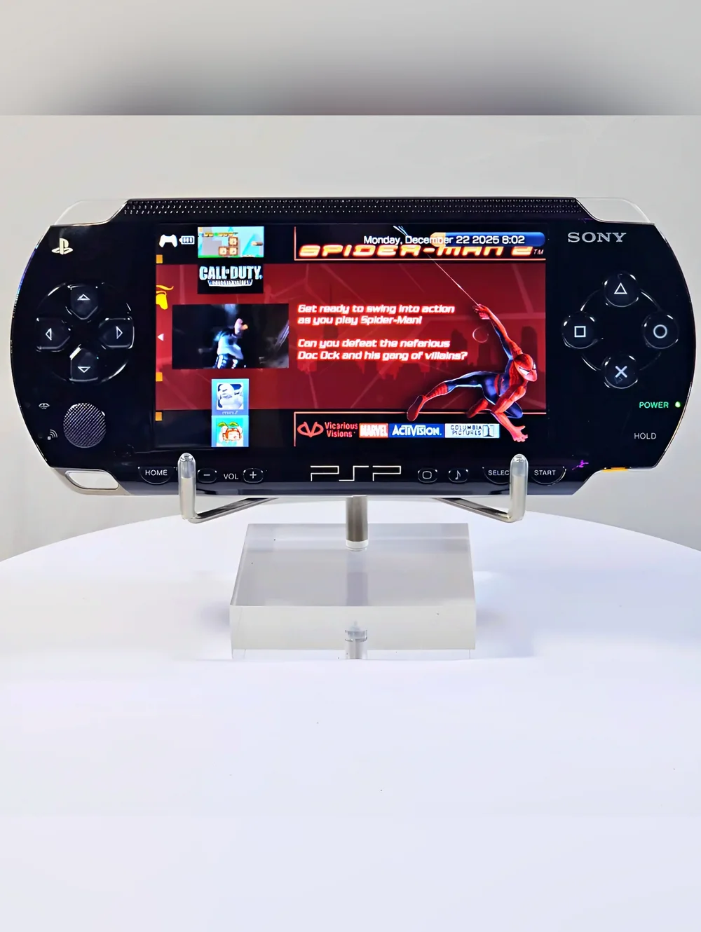Sony PSP 1000 Black Handheld Console | Plug & Play | Accessories & Content